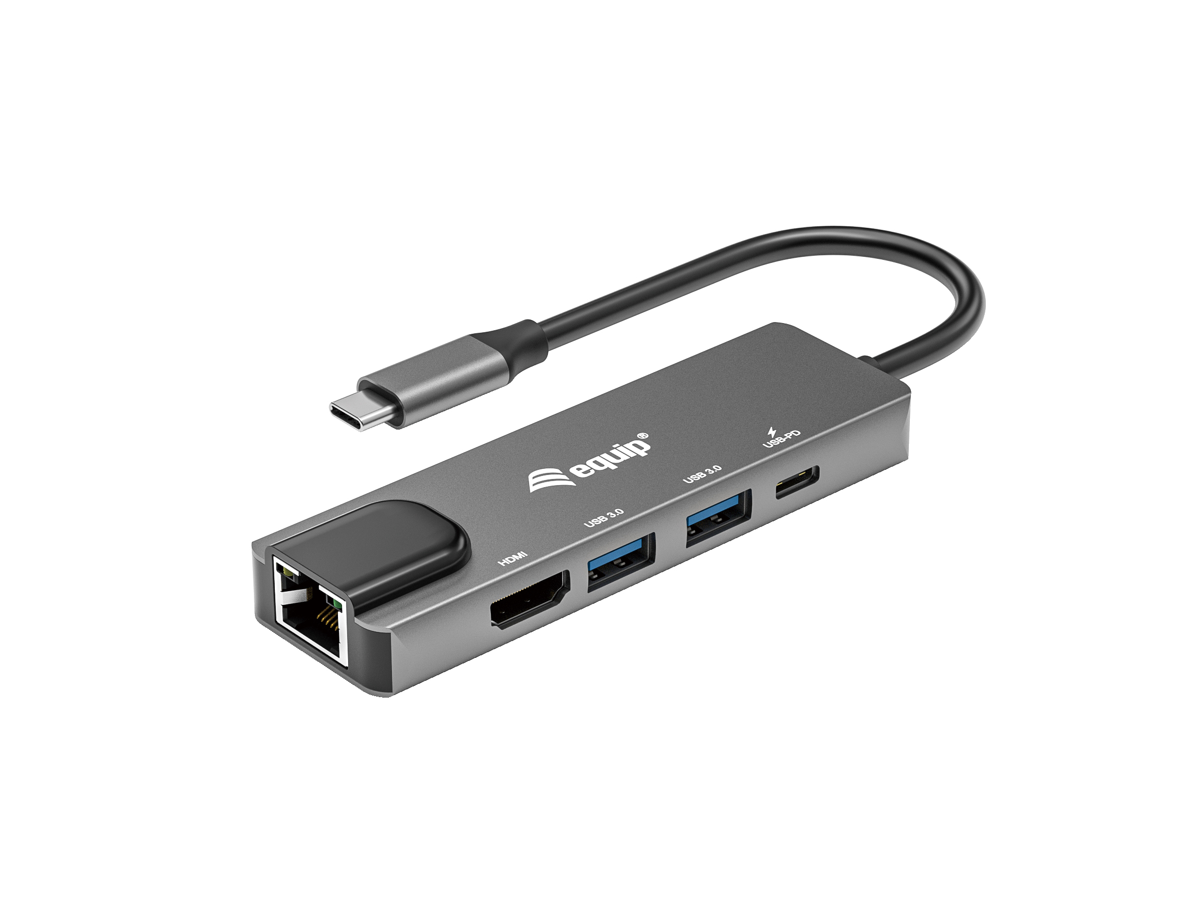 Equip Dock USBCHDMI2xUSB30GbE100WPD 25cm si