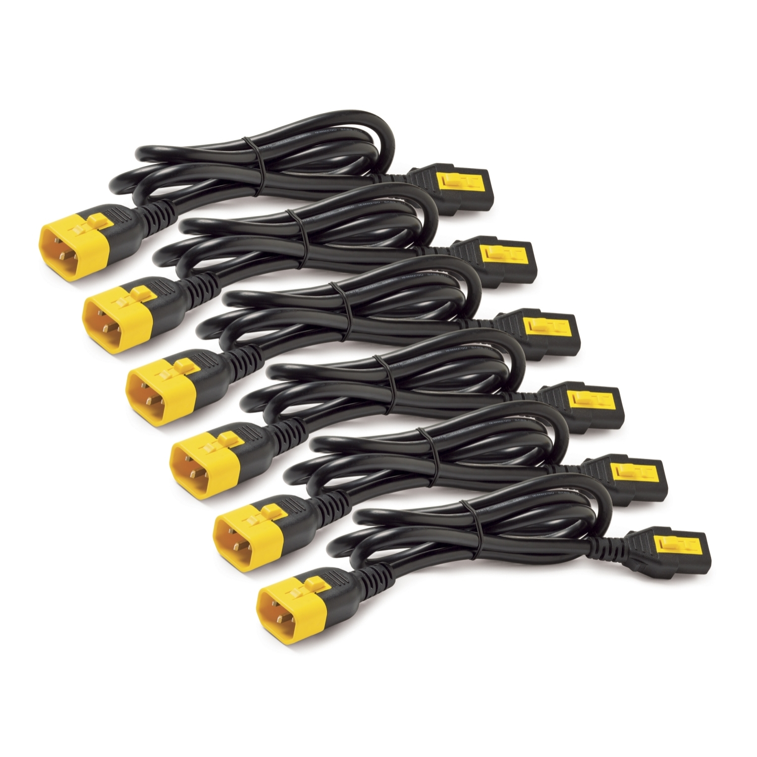 APC Power Cord Kit 6 EA Locking C13 to C14 18m Blue