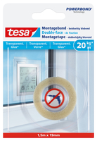 tesa Montageband 77740 doppelseitiges Klebeband 19,0 mm x 1,5 m, 1 Rolle tesa Montageband 77740 doppelseitiges Klebeband 19,0 mm x 1,5 m, 1 Rolle