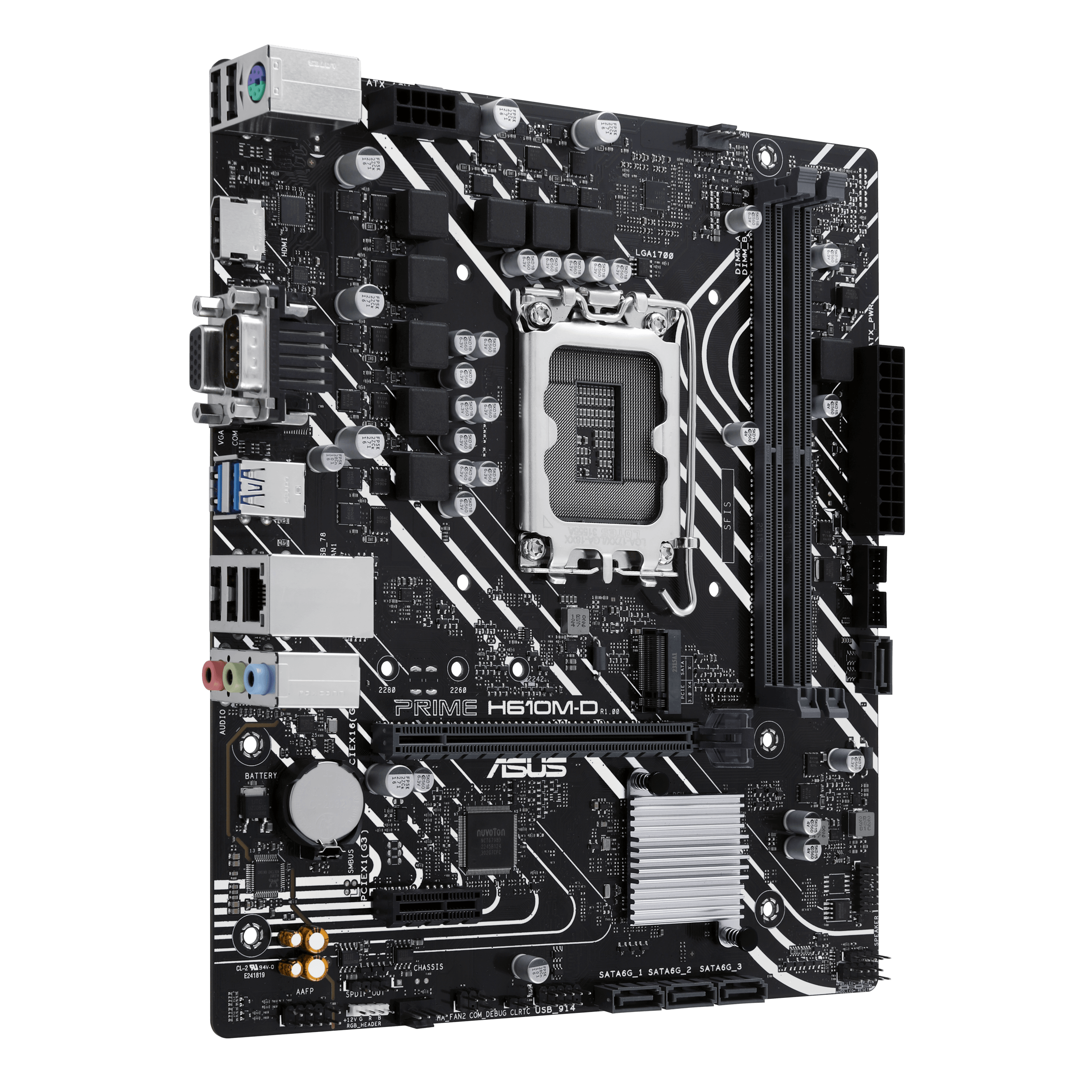 ASUS PRIME H610MD LGA 1700 2DDR5 microATX 4xSATA MB 1xHDMI 21 1xDSub 1xM2