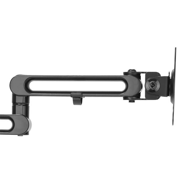 STARTECHCOM Desk Mount Dual Monitor Arm Articulating Premium Desk Clamp Grommet Hole Mount for up to 27inch VESA Monitors
