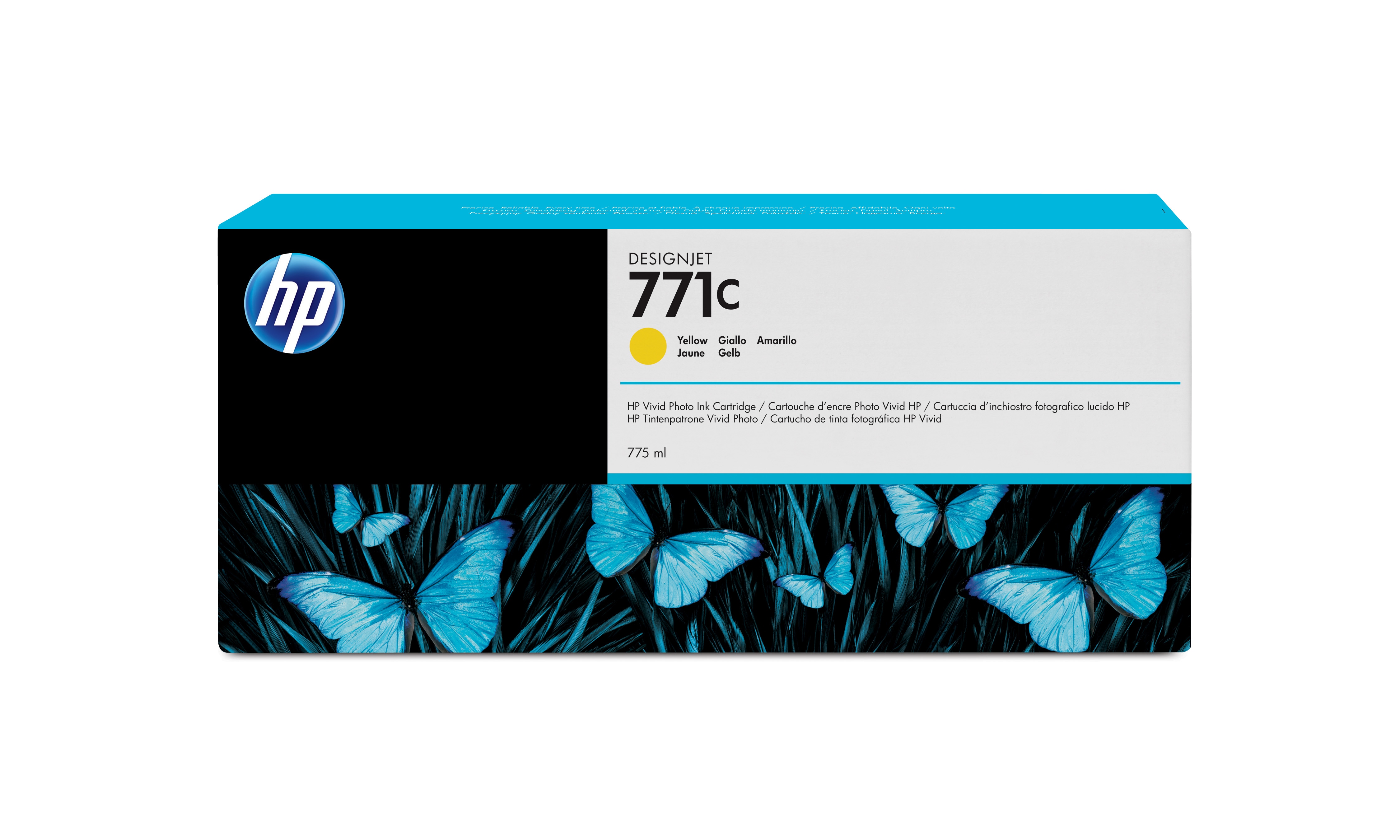 HP Tintenpatrone Nr 771C Gelb 775ml