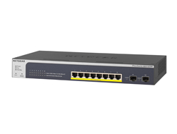 NETGEAR 8-Port PoE+ Gigabit Ethernet Smart Managed Switch mit 2 SFP Ports 190W GS510TPP NETGEAR 8-Port PoE+ Gigabit Ethernet Smart Managed Switch mit 2 SFP Ports 190W GS510TPP
