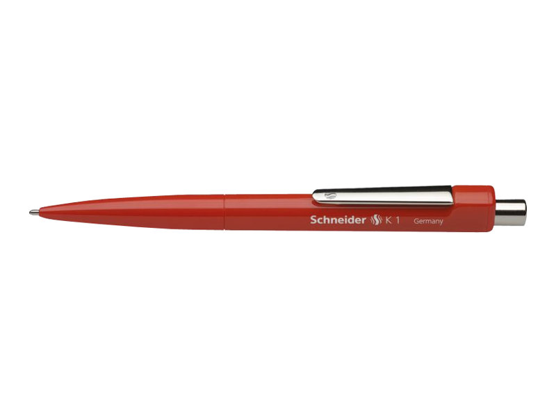 Schneider Kugelschreiber K1 rot, Schreibfarbe: rot, 1 St. Schneider Kugelschreiber K1 rot, Schreibfarbe: rot, 1 St.