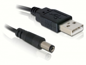 Delock Kabel USB Power > DC 5,5 x 2,1 mm Stecker 1,0 m Delock Kabel USB Power > DC 5,5 x 2,1 mm Stecker 1,0 m