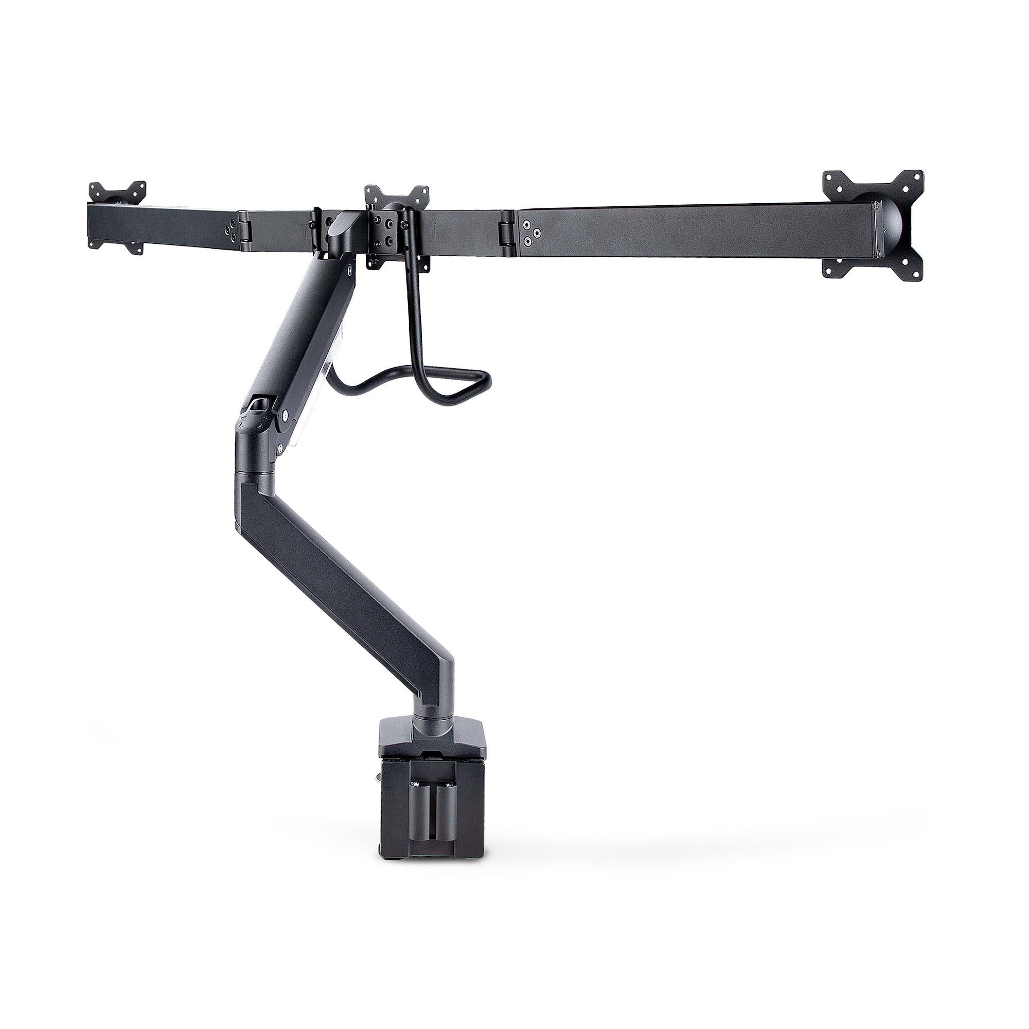 STARTECH.COM Monitortischhalterung fur 3monitore 68,58cm 27Zoll VESA 75/100 monitorhalterung Höhenanpassbare Bildschirmhalterung
