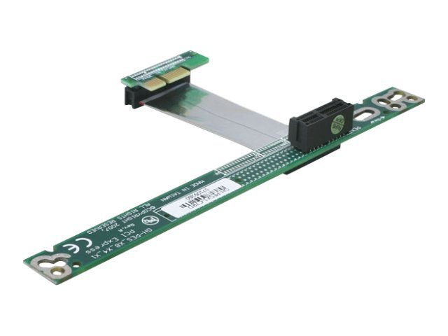Delock Riser Karte PCI Express x1 x1 mit flexiblem Kabel 7 cm