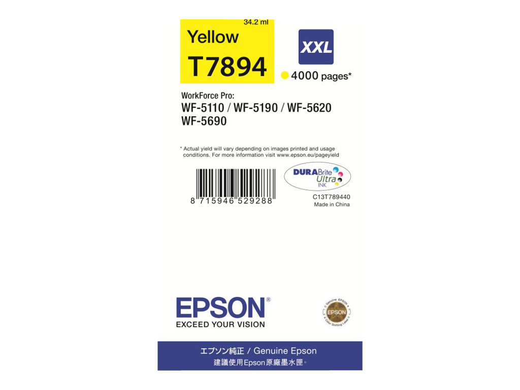 C13T789440 EPSON WF Tinte yellow EHC