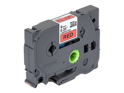 TZE421 BROTHER PTOUCH 9mm ROT-SCHWARZ