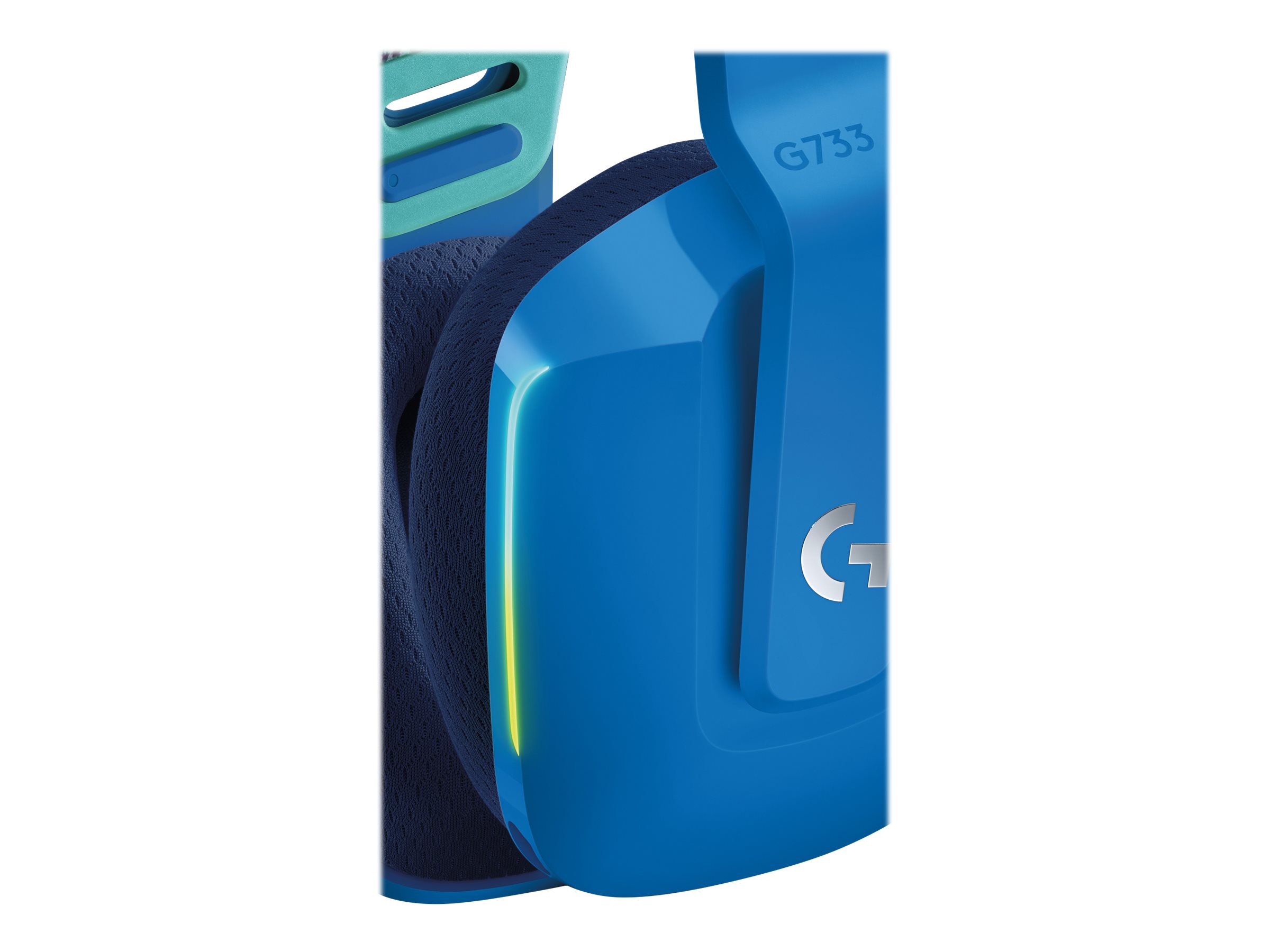 LOGITECH G G733 LIGHTSPEED Wireless RGB Gaming Headset Headset full size 24 GHz wireless blue