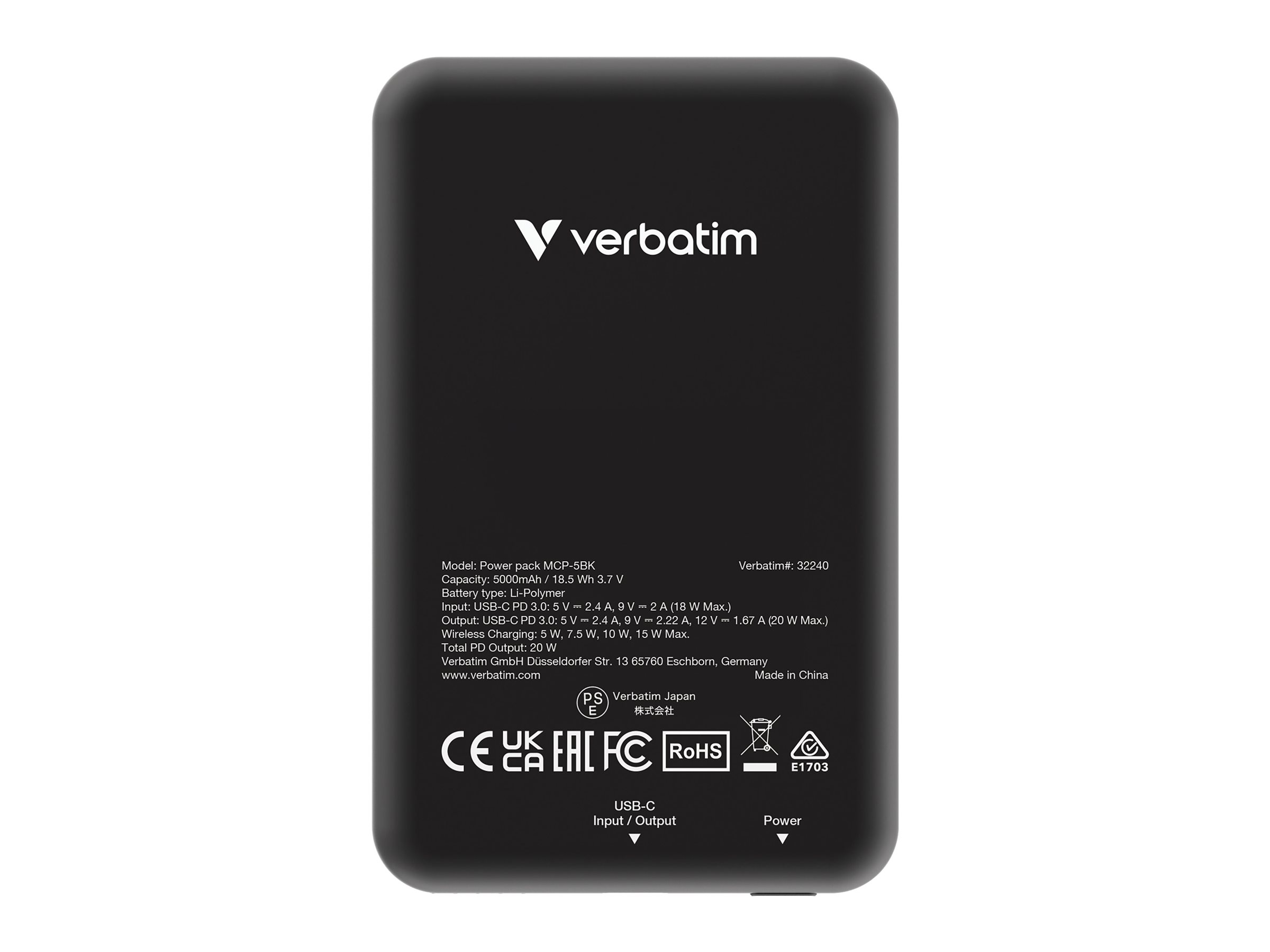 32240 VERBATIM ChargeNGo Powerbank