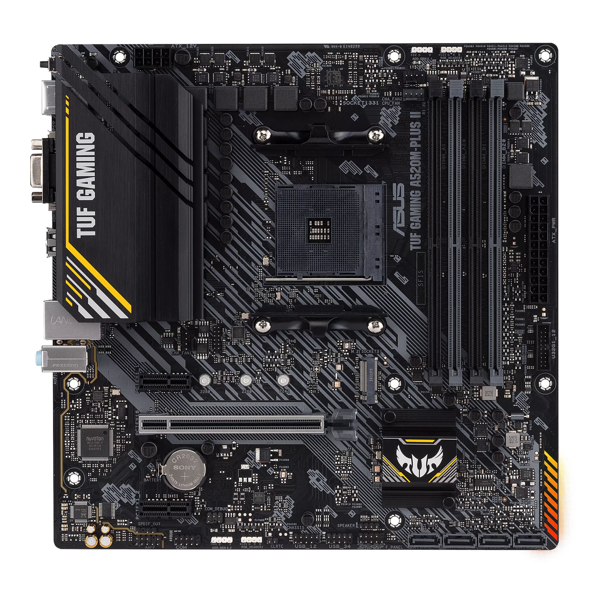 ASUS TUF GAMING A520MPLUS II AMD A520 microATX 4DDR4