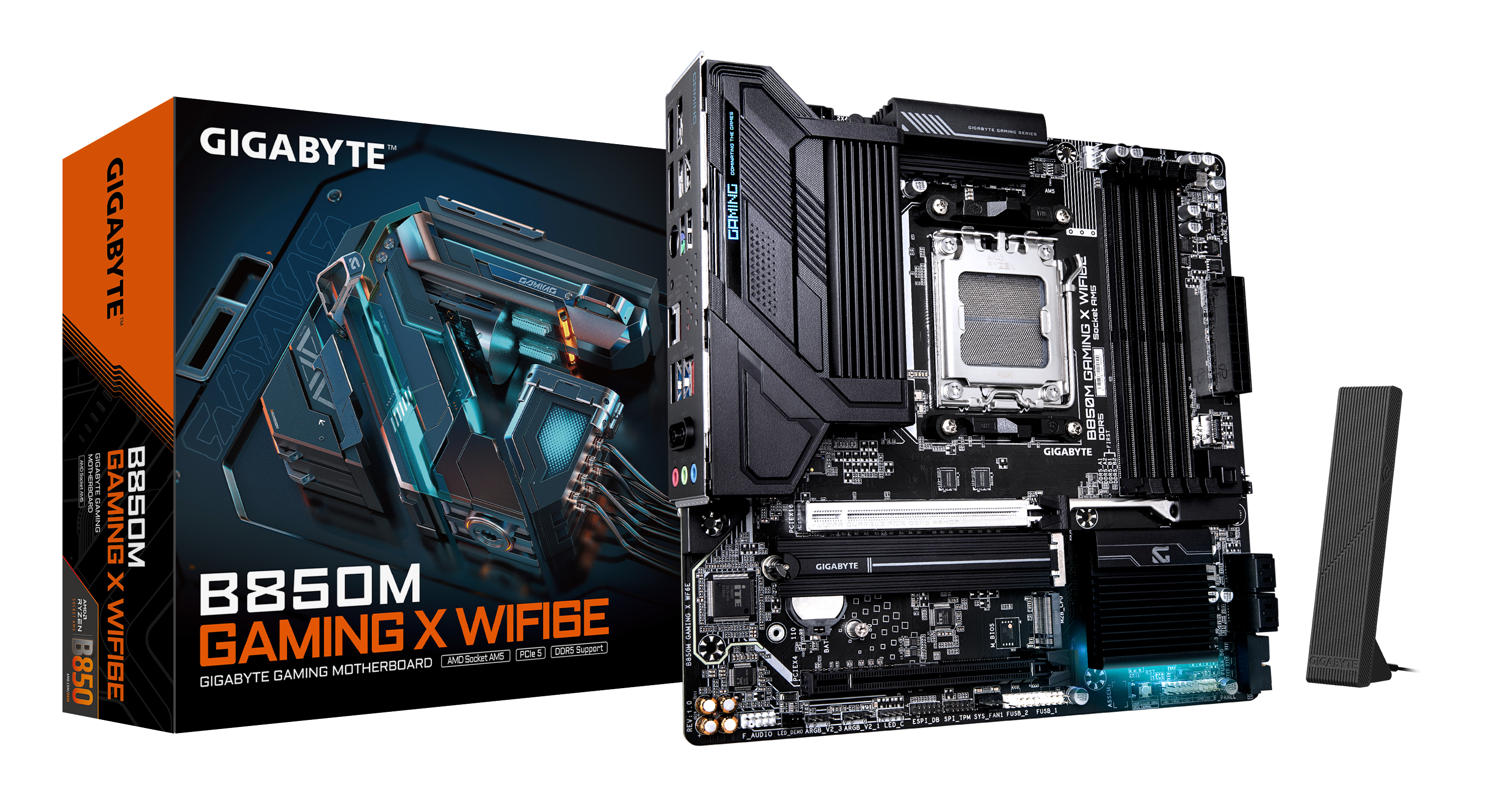 GIGABYTE B850M GAMING X WF6E AM5 4xDDR5 mATX HDMI 2xDP USB WIFI MB