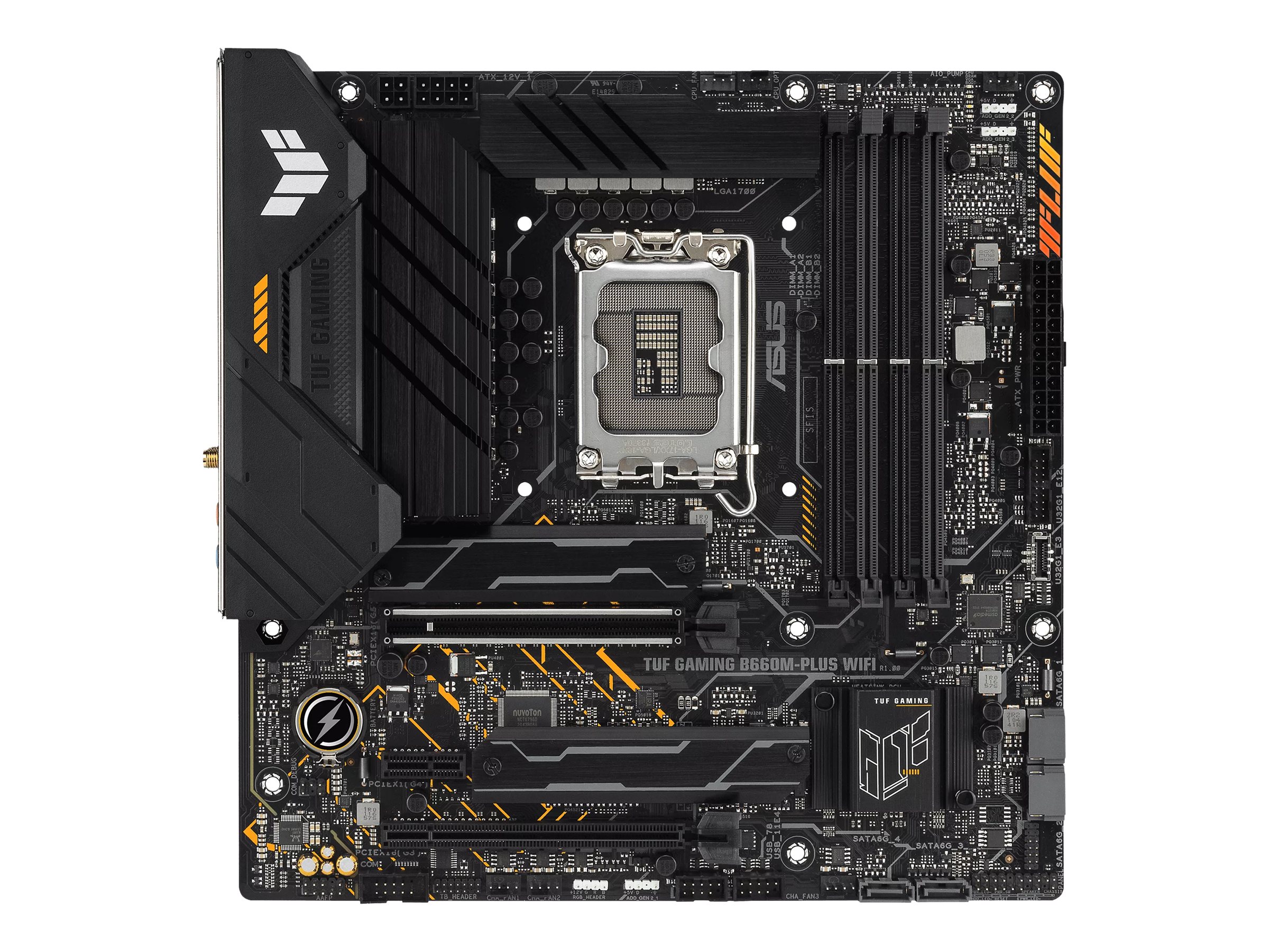ASUS TUF GAMING B660MPLUS WIFI D4 LGA1700 4xDIMM DDR4 mATX 4xSATA 2xM2 1xHDMI 1xDP MB