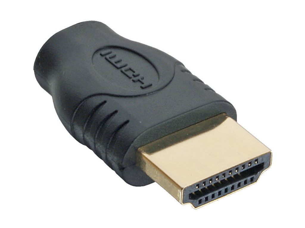 INLINE HDMI Adapter A Stecker auf Micro HDMI D Buchse vergoldete Kontakte