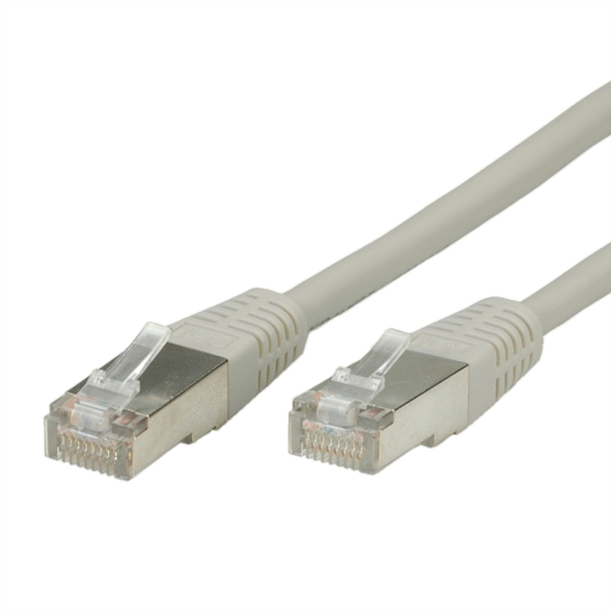 VALUE Patchkabel Kat.6 Class E S/FTP PiMF grau 1m