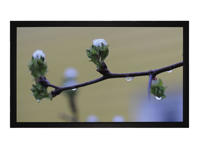 MEDIUM Frame Budget Rahmenleinwand BM 180x102cm AM 196x118cm BxH 16:9 Format 8cm schwarzer Rahmen Typ D