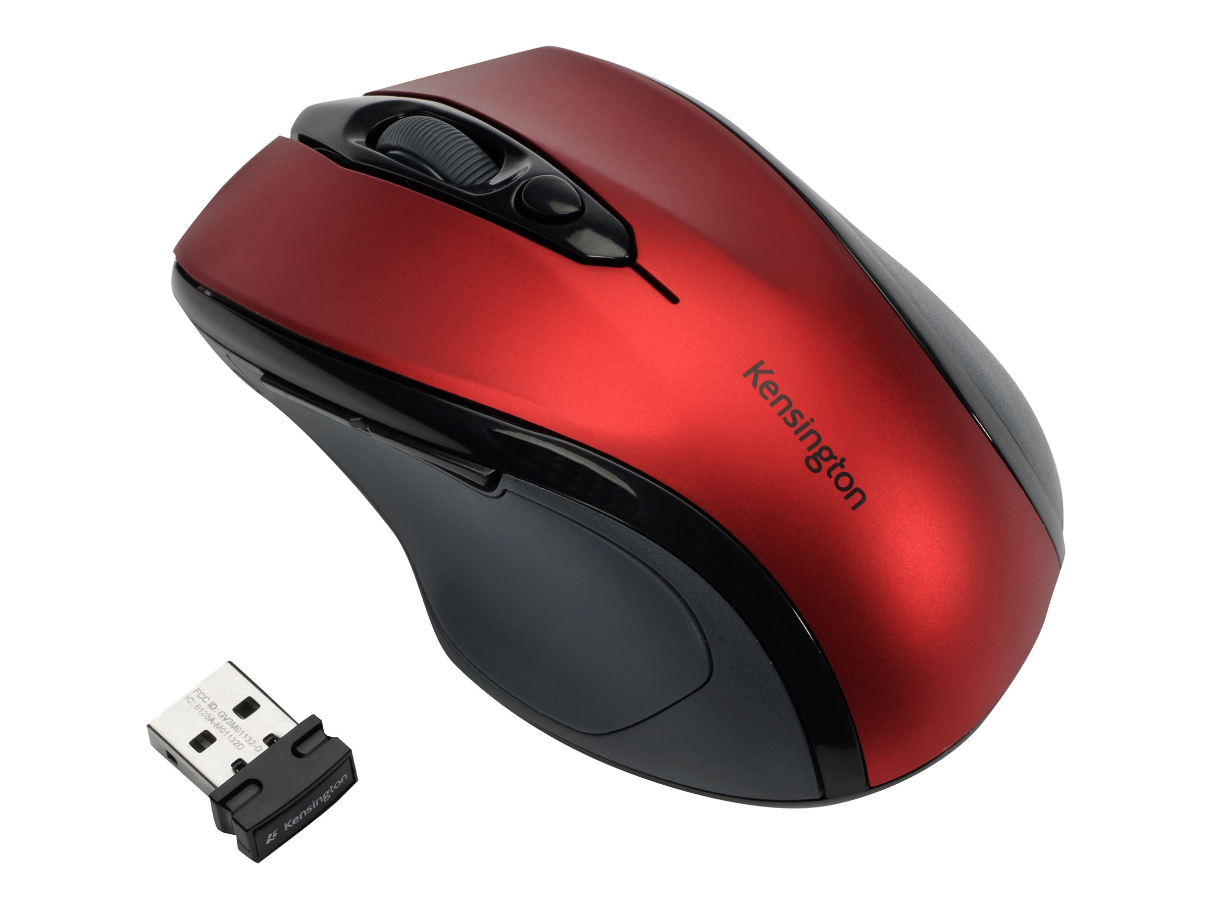KENSINGTON Pro Fit kabellose Mid-Size-Maus - rubinrot