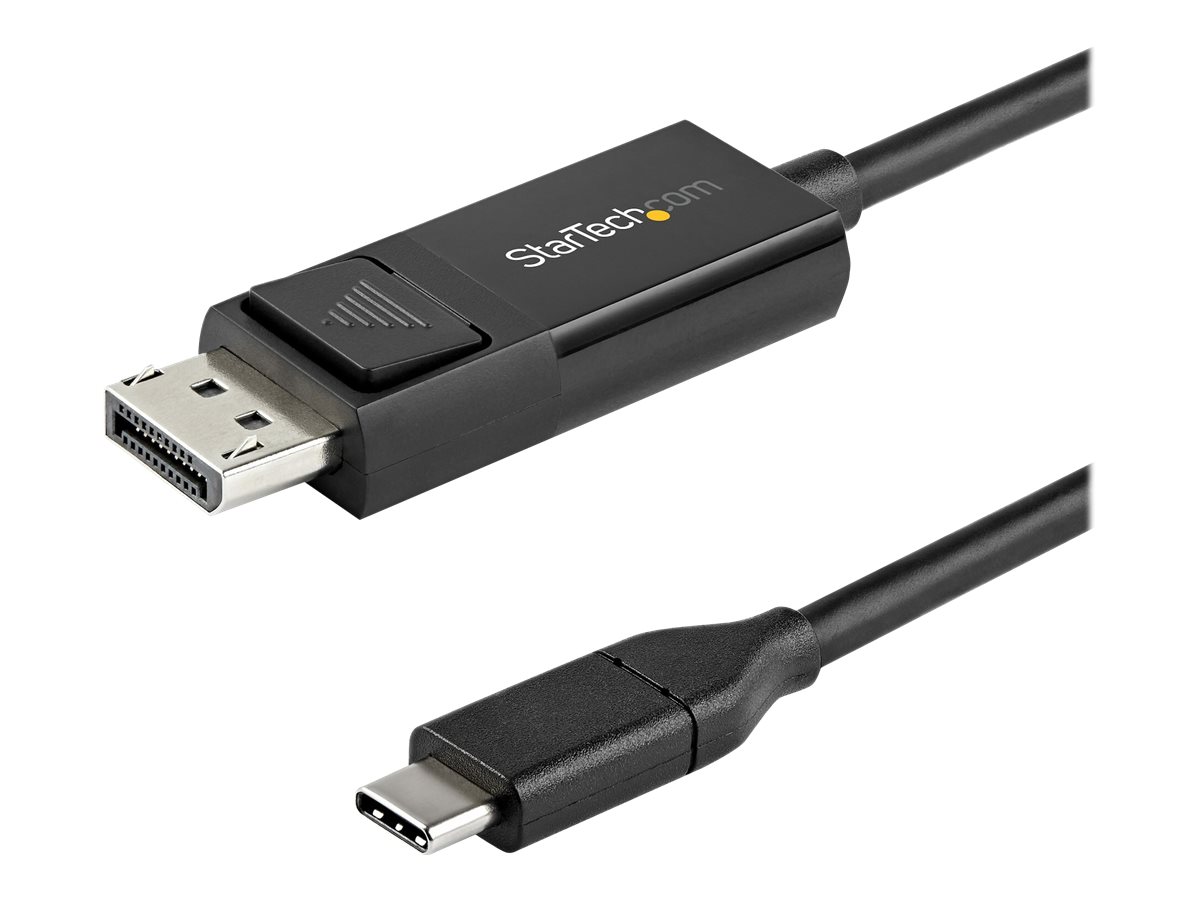 StarTech.com 6ft (2m) USB C to DisplayPort 1.2 Cable 4K 60Hz - Reversible DP to USB-C / USB-C to DP Video Adapter Monitor Cable HBR2/HDR - USB-/DisplayPort-Kabel - 2 m
