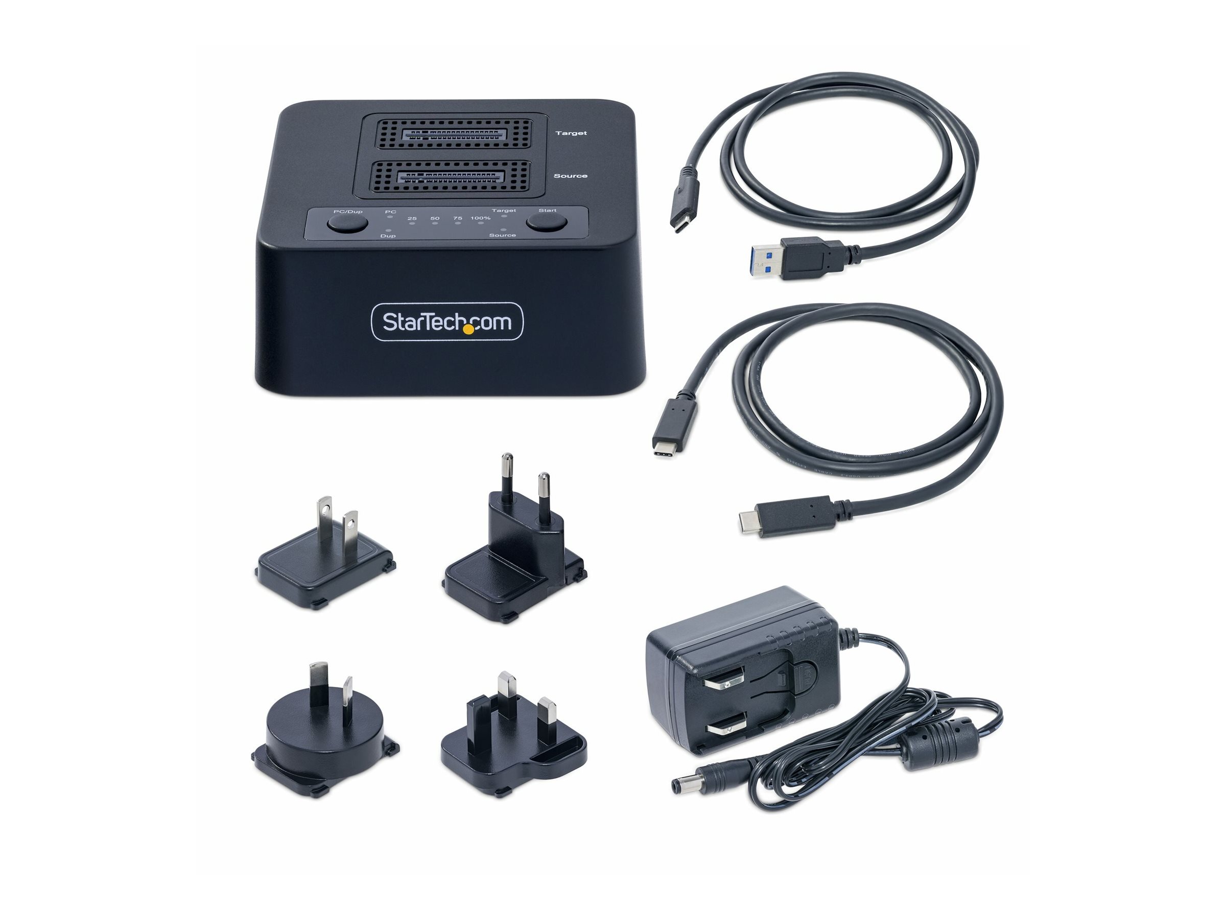 STARTECH.COM 1:1m.2 NVMe Kopierstation 90GB/m Unabhaengiger PCIe SSD Duplicator/Clone Station USB-C 20Gbps Dual-Bay Dock STARTECH.COM 1:1m.2 NVMe Kopierstation 90GB/m Unabhaengiger PCIe SSD Duplicator/Clone Station USB-C 20Gbps Dual-Bay Dock