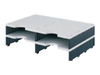 styro Sortierstation Styrodoc grau/blau mit 4 Faecher styro Sortierstation Styrodoc grau/blau mit 4 Faecher