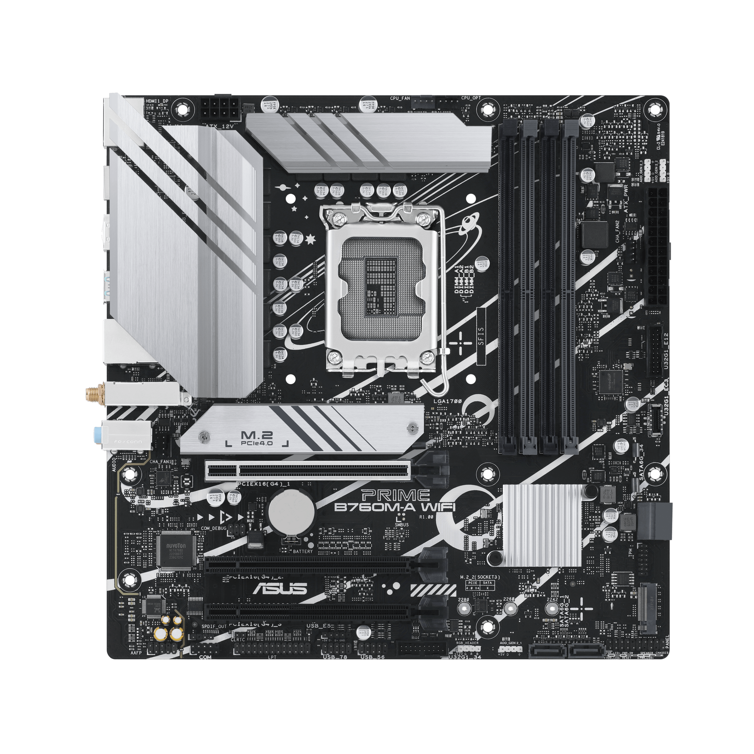 ASUS PRIME B760MA WIFI S1700DDR52xHDMI1xDPµATX Optional 1x COM 1x LPT