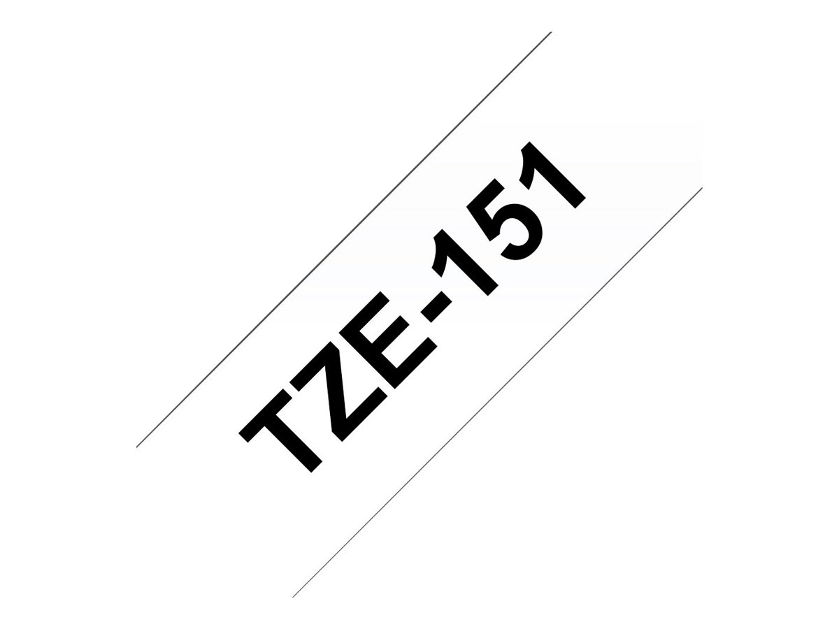 TZE151 BROTHER PT Schriftband 24mm klar