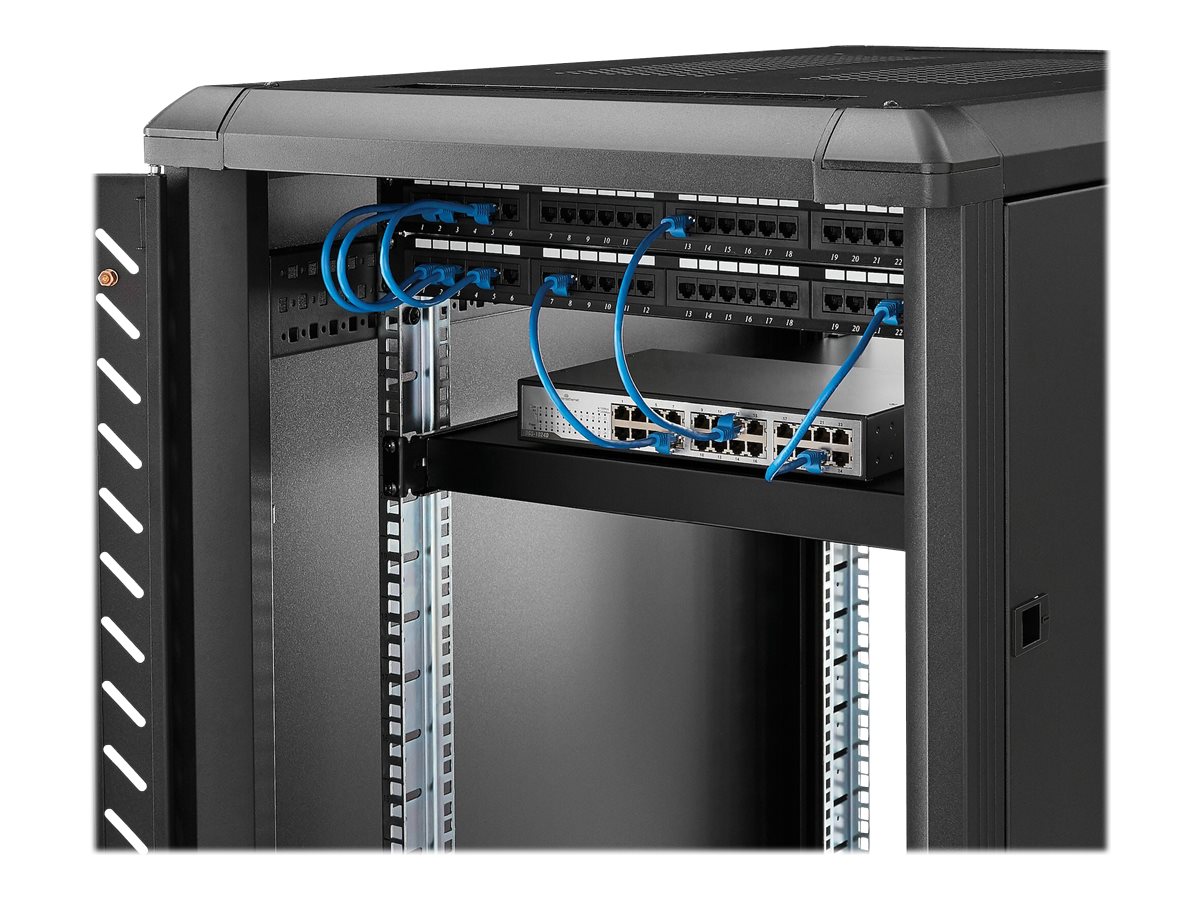 STARTECH.COM 1 HE verstellbarer Schwerlast Fachboden fuer Server Rack/ Schrank bis 80 Kg - Fachboden fuer Serverschrank 1HE