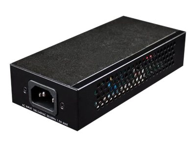 Intellinet Gigabit High-Power PoE+ Injector, 1 x 30 W, IEEE 802.3at/af Power over Ethernet (PoE+/PoE)