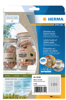 3.780 HERMA Etiketten braun 25,4 x 10,0 mm