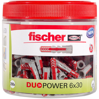 fischer DuoPower 6x30 Dose 2K 535981 Universaldübel-Sortiment à 6 mm x 30 mm, 200 St. fischer DuoPower 6x30 Dose 2K 535981 Universaldübel-Sortiment à 6 mm x 30 mm, 200 St.