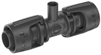GARDENA  Anschlussstueck fuer Tropfschlauch Micro-Drip-System T-Stueck fuer Spruehduesen 13 mm (1/2), 5 St.