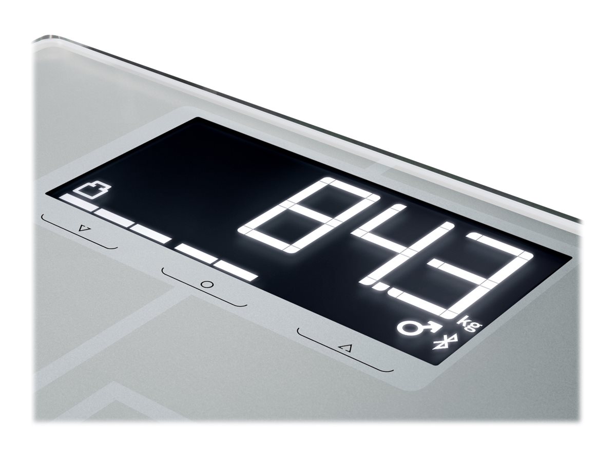 Soehnle Shape Sense Connect 200 Personenwaage mit Bluetooth, grau Soehnle Shape Sense Connect 200 Personenwaage mit Bluetooth, grau