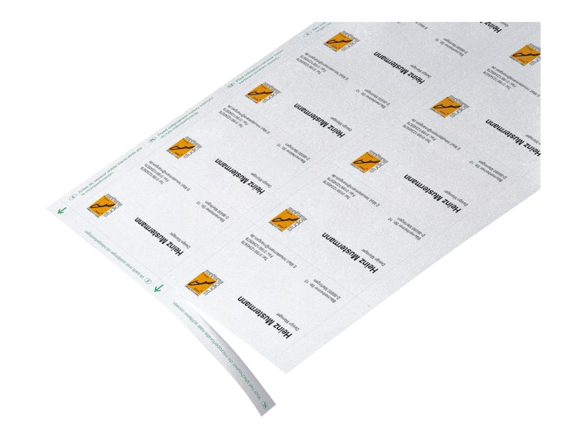 SIGEL Visitenkarten DP839 satiniert weiß 200 gqm, 150 St