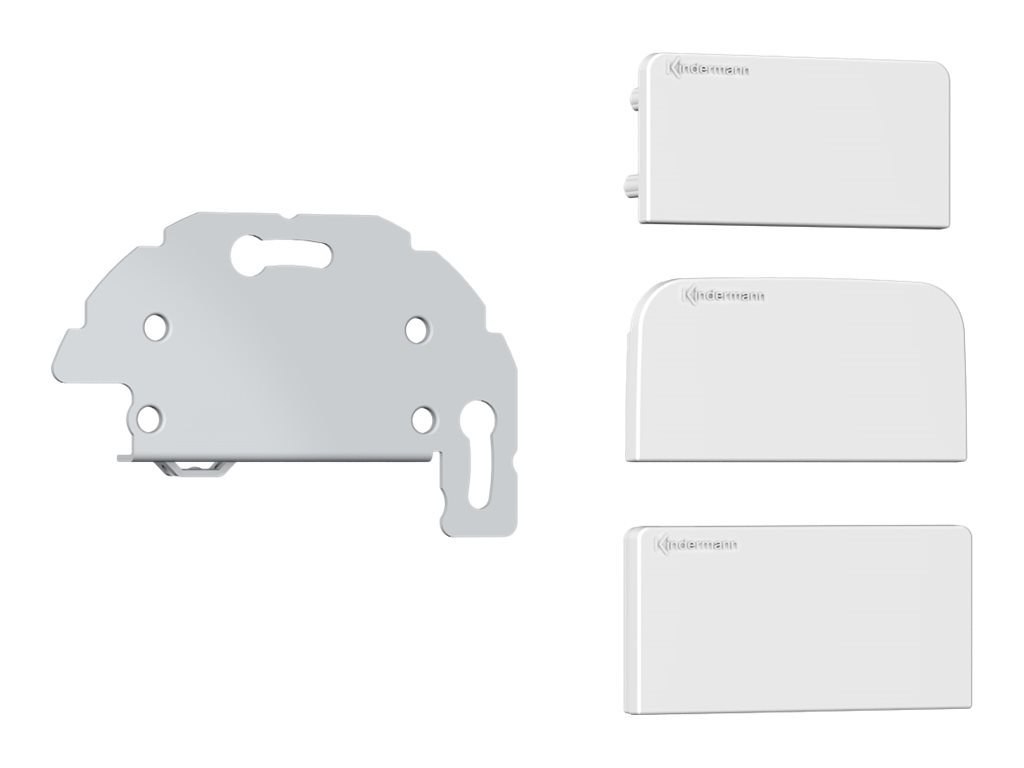 Kindermann Anschlussblende mit Frontabdeckung Konnect Design Click Blindblende halb