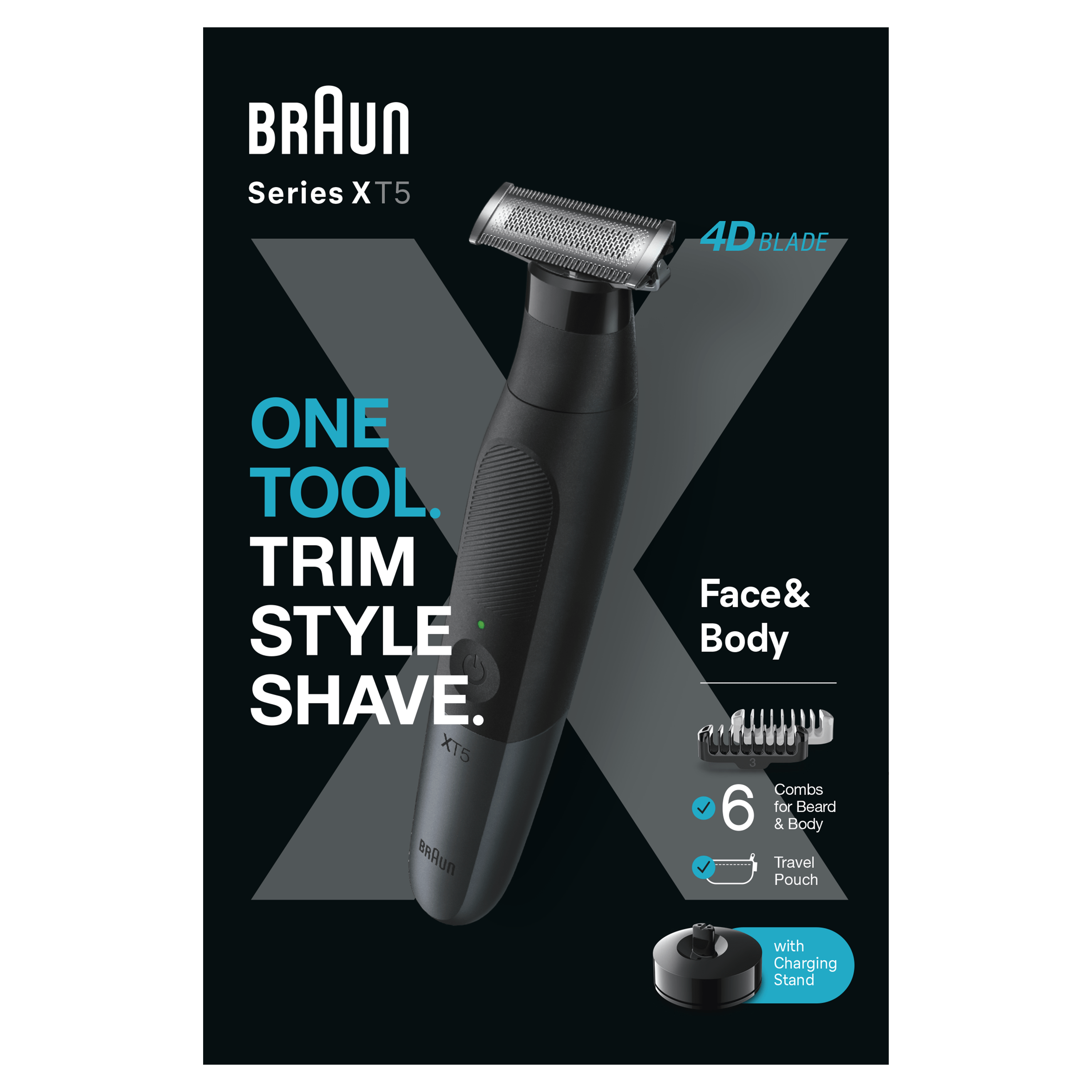 Braun Series XT5300 Face Body Travel