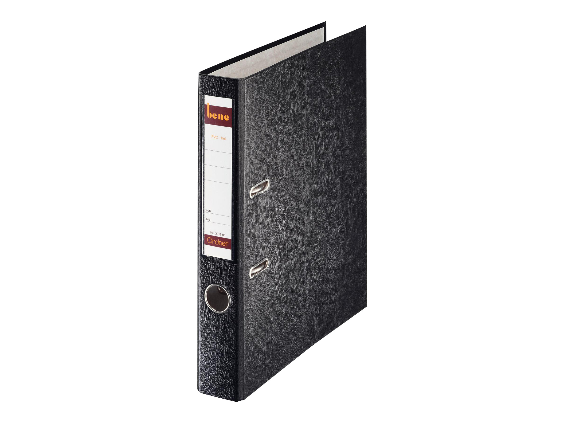 bene No.1 Power Ordner schwarz Kunststoff 5,2 cm DIN A4 bene No.1 Power Ordner schwarz Kunststoff 5,2 cm DIN A4