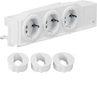 Hager Schaltschranksteckdose VZ00AS 90° 3fach drehbar Hager Schaltschranksteckdose VZ00AS 90° 3fach drehbar