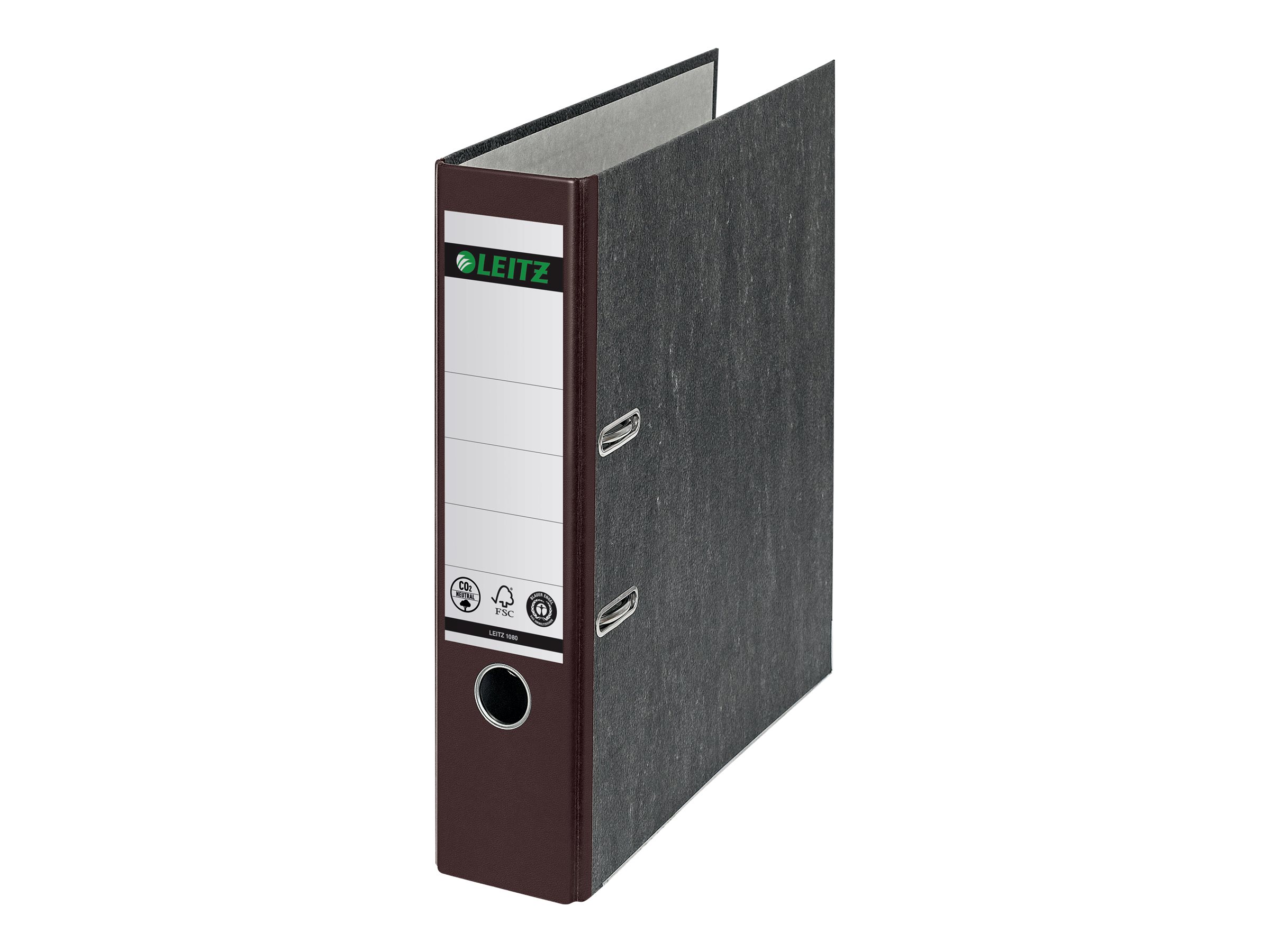 LEITZ 1080 Ordner braun marmoriert Karton 8,0 cm DIN A4 LEITZ 1080 Ordner braun marmoriert Karton 8,0 cm DIN A4