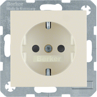Berker Steckdose SCHUKO 47238982 weiss glänzend Berker Steckdose SCHUKO 47238982 weiss glänzend