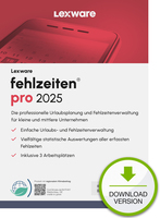 LEXWARE ESD fehlzeiten pro 2025 Download Jahresversion 365-Tage