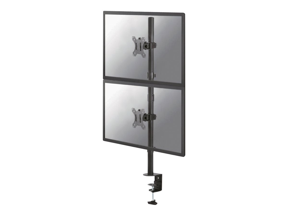NEOMOUNTS vertikale Dual Deskmount Tischhalterung 25,4-81,28cm 10-32Zoll Klemme/Durchführung Neigbar schwenkbar Pivot sch NEOMOUNTS vertikale Dual Deskmount Tischhalterung 25,4-81,28cm 10-32Zoll Klemme/Durchführung Neigbar schwenkbar Pivot sch