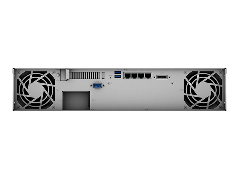 SYNOLOGY RS1221RP+ 8-Bay NAS-Rackmount AMD Ryzen V1500B quad-core 2.2 GHz 4GB DDR4 up to 32GB RJ-45 4x1GbE 2xUSB 3.2 1xeSATA SYNOLOGY RS1221RP+ 8-Bay NAS-Rackmount AMD Ryzen V1500B quad-core 2.2 GHz 4GB DDR4 up to 32GB RJ-45 4x1GbE 2xUSB 3.2 1xeSATA