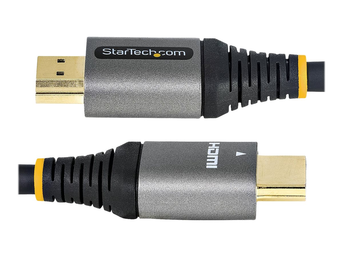 STARTECHCOM 20inch 05m Premium Certified HDMI 20 Cable HighSpeed Ultra HD 4K 60Hz HDMI Cable with Ethernet HDR10 ARC