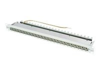 TGT Patchpanel 19 Cat6A ISO geschirmt 24xRJ45 MPP24-HS 1HE RAL7035