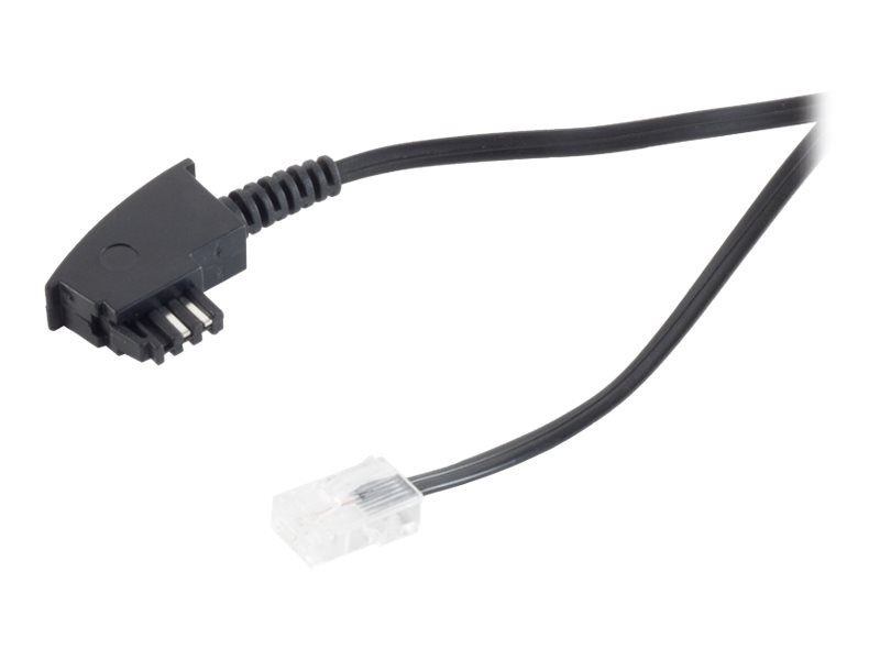 helos Anschlusskabel TAE F / RJ45 8P2C, Routerkabel, 10 m, lose