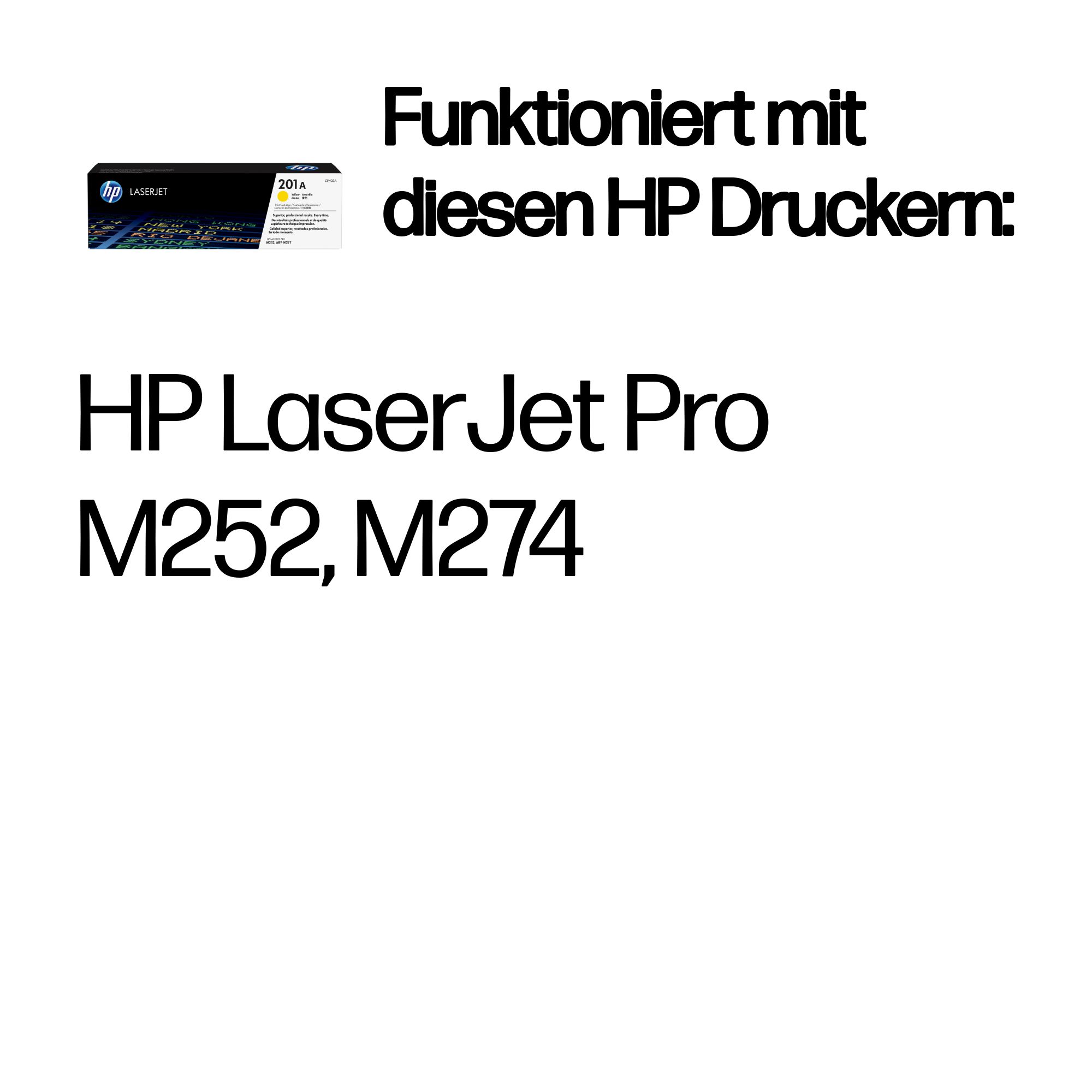 HP 201A CF402A gelb Tonerkartusche