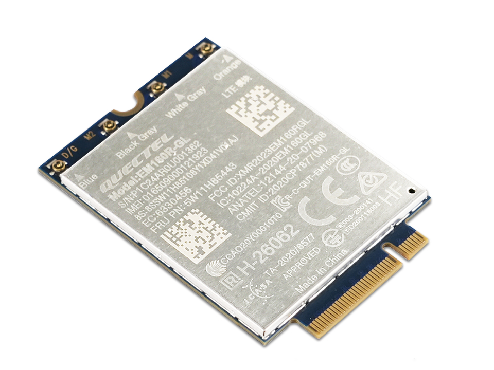 LENOVO ThinkPad Quectel EM160RGL 4G LTEA Cat 16 M2 WWAN Module for T14 G5L14 G5X13 2in1 G5P14s G5 AMDX12 G2