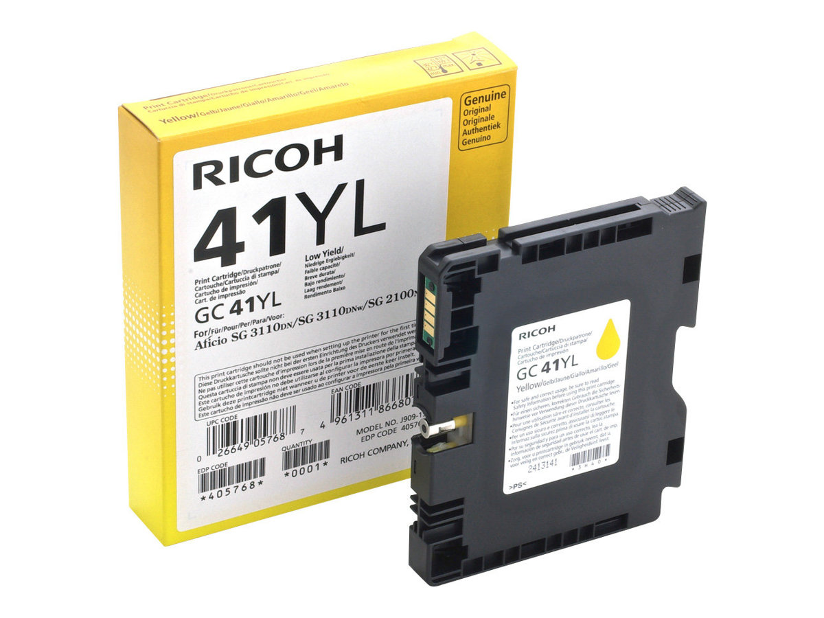 RICOH GC 41YL gelb Druckerpatrone RICOH GC 41YL gelb Druckerpatrone