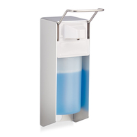 relaxdays Desinfektionsspender 10024242_0 silber Kunststoff 0,5 l relaxdays Desinfektionsspender 10024242_0 silber Kunststoff 0,5 l